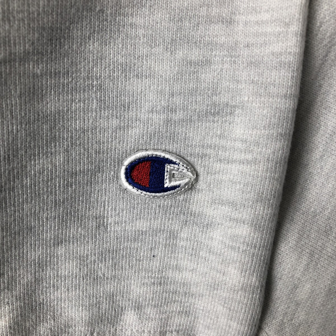 Champion REVERSE WEAVE Reverse Weave Print Sweatshirt, Men's Size Small unclear gray type Vintage Second Hand