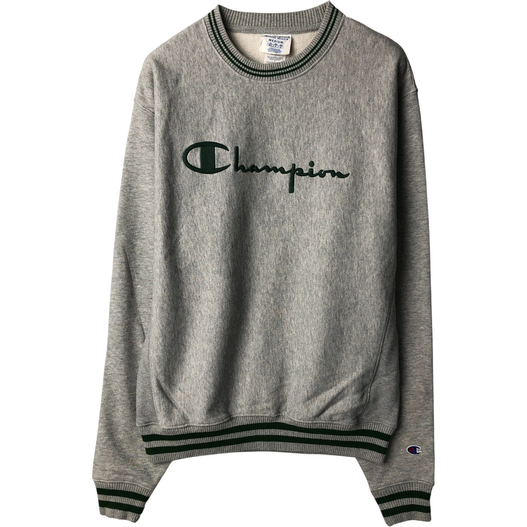 Champion REVERSE WEAVE Reverse Weave Logo Sweatshirt, Men's Size M cotton gray type Vintage Second Hand