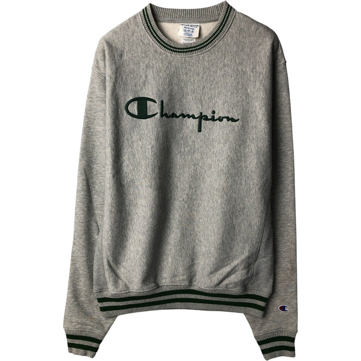 Champion REVERSE WEAVE Reverse Weave Logo Sweatshirt, Men's Size M cotton gray type Vintage Second Hand