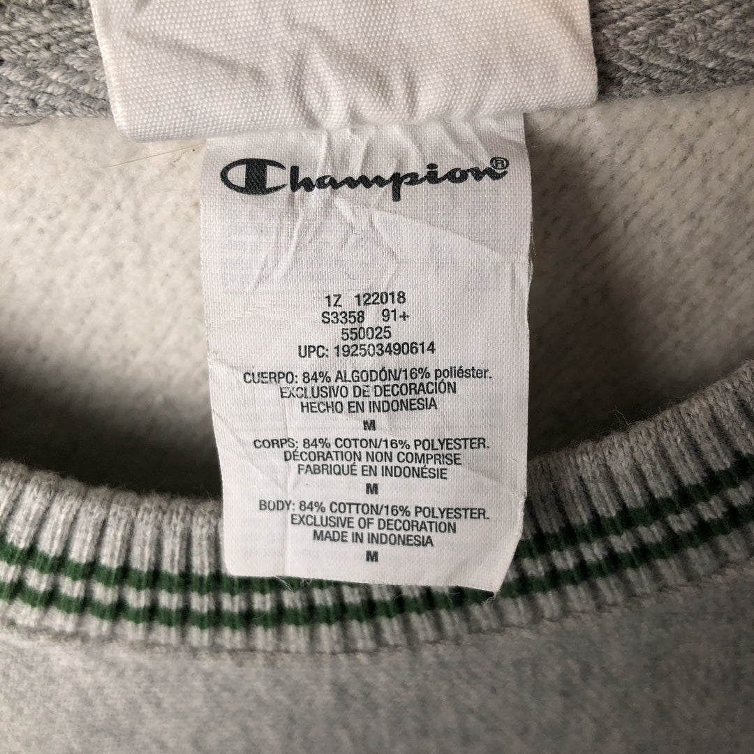 Champion REVERSE WEAVE Reverse Weave Logo Sweatshirt, Men's Size M cotton gray type Vintage Second Hand