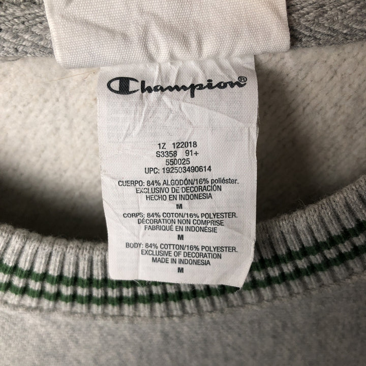 Champion REVERSE WEAVE Reverse Weave Logo Sweatshirt, Men's Size M cotton gray type Vintage Second Hand