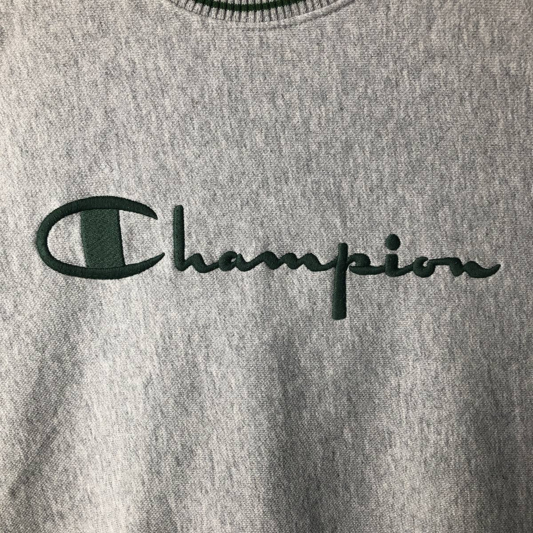 Champion REVERSE WEAVE Reverse Weave Logo Sweatshirt, Men's Size M cotton gray type Vintage Second Hand