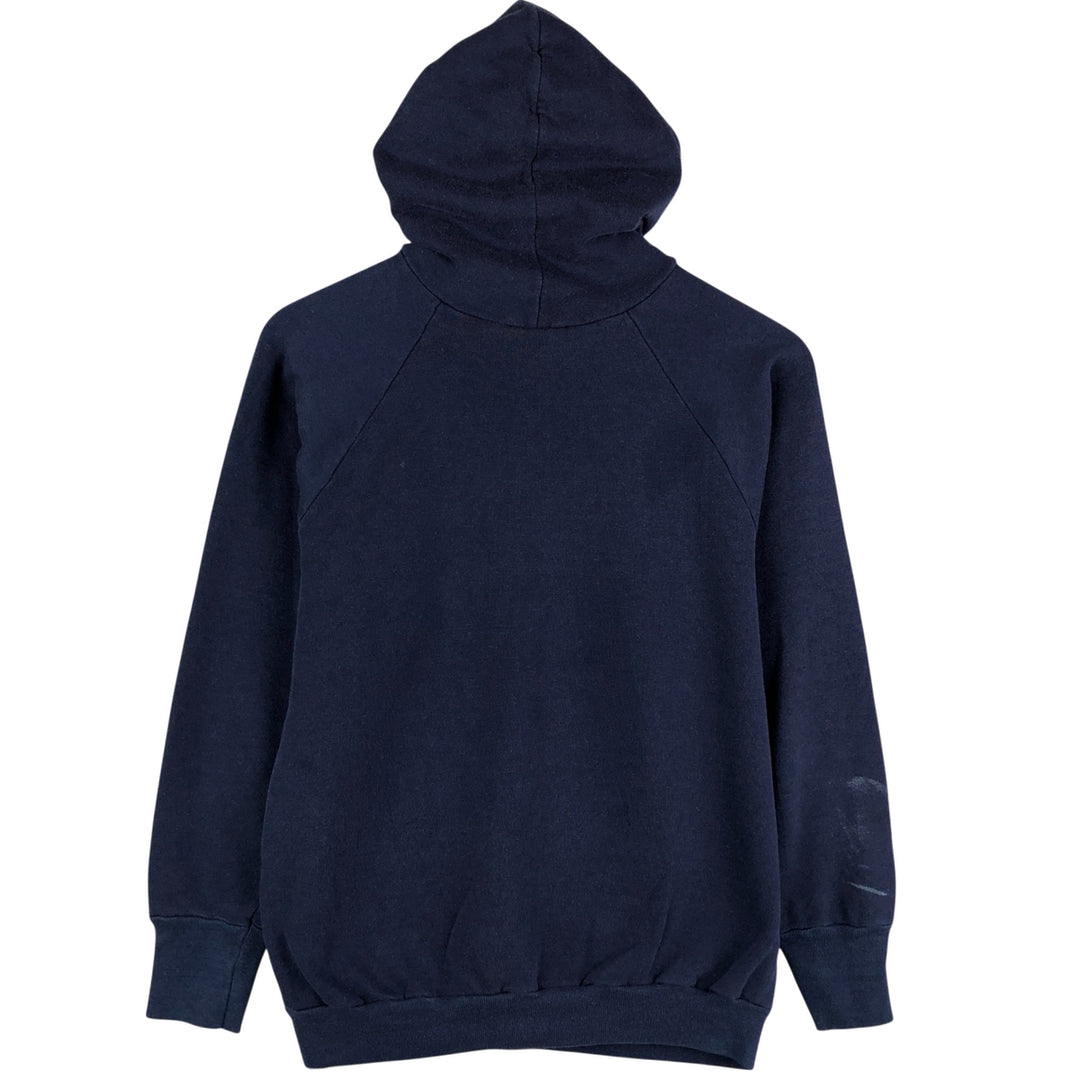 Vintage 90'S SIGNAL College Pullover Hoodie, Made in USA, Men's Size L cotton navy blue type Vintage Second Hand