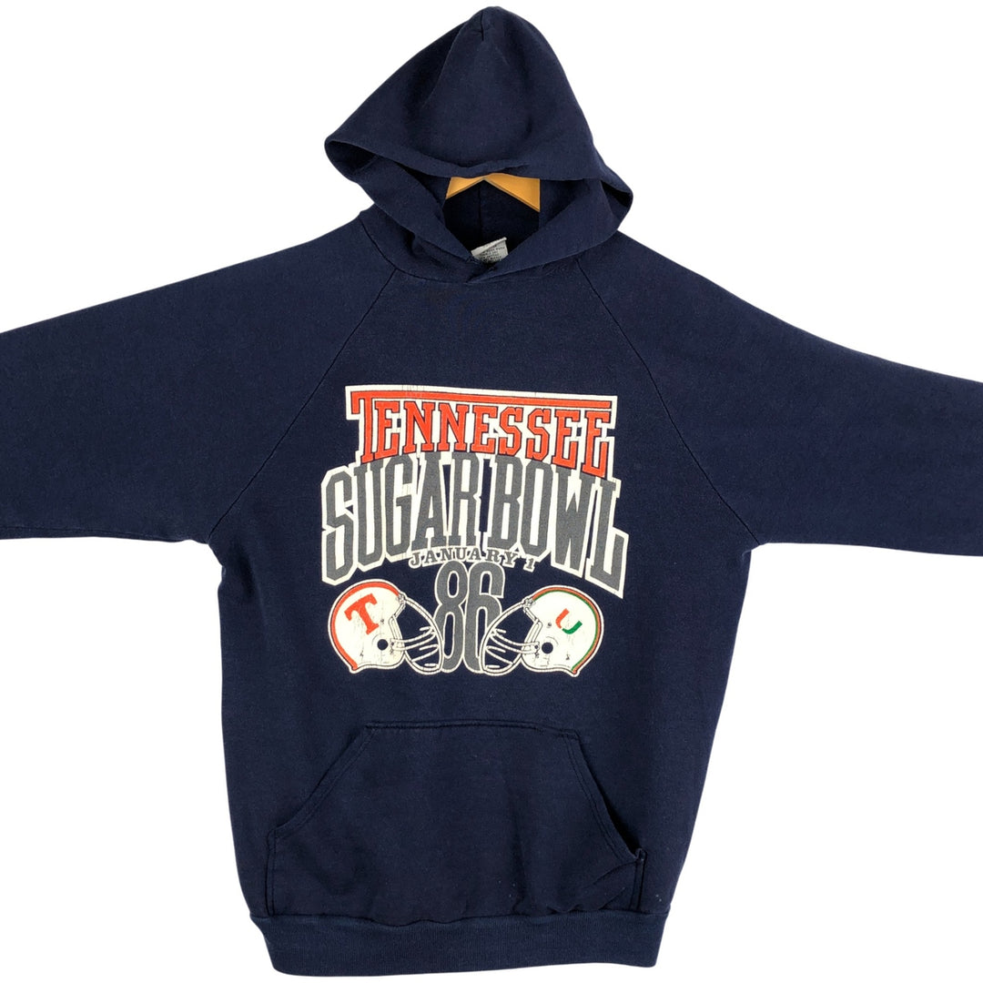 Vintage 90'S SIGNAL College Pullover Hoodie, Made in USA, Men's Size L cotton navy blue type Vintage Second Hand