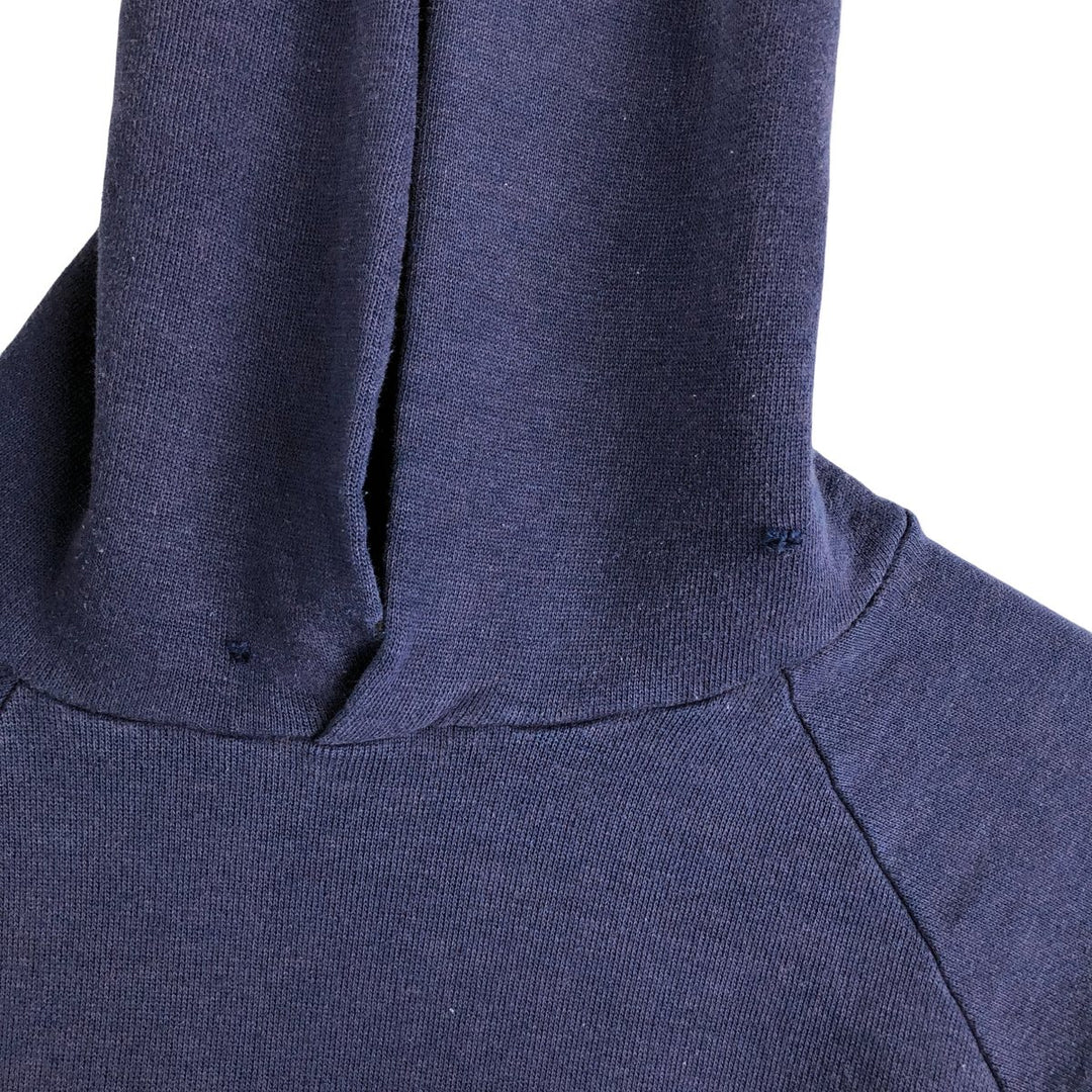 Vintage 90'S SIGNAL College Pullover Hoodie, Made in USA, Men's Size L cotton navy blue type Vintage Second Hand