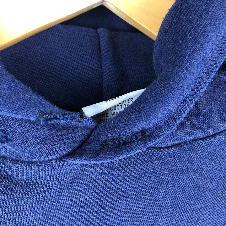 Vintage 90'S SIGNAL College Pullover Hoodie, Made in USA, Men's Size L cotton navy blue type Vintage Second Hand