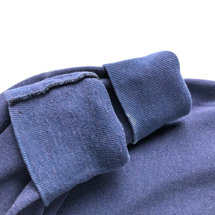 Vintage 90'S SIGNAL College Pullover Hoodie, Made in USA, Men's Size L cotton navy blue type Vintage Second Hand