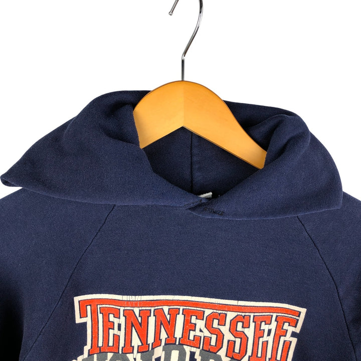 Vintage 90'S SIGNAL College Pullover Hoodie, Made in USA, Men's Size L cotton navy blue type Vintage Second Hand