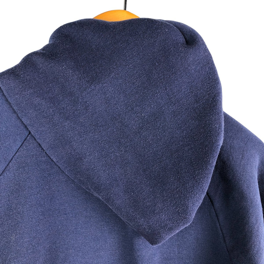 Vintage 90'S SIGNAL College Pullover Hoodie, Made in USA, Men's Size L cotton navy blue type Vintage Second Hand