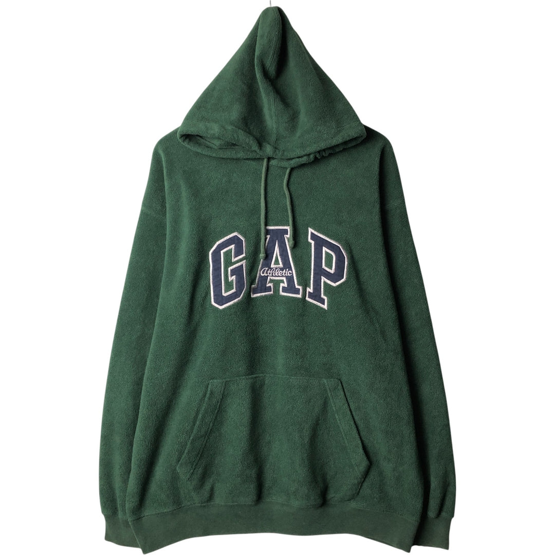 90'S GAP Vintage Pullover Hoodie, Men's XL polyester Green type dark green Vintage Second Hand