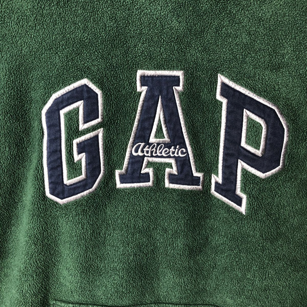 90'S GAP Vintage Pullover Hoodie, Men's XL polyester Green type dark green Vintage Second Hand