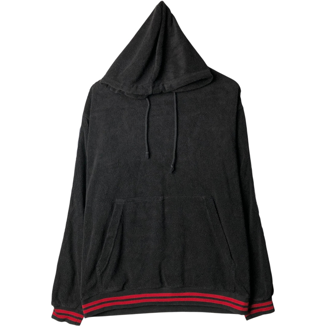 Ralph Lauren CHAPS terry fabric sweatshirt pullover hoodie, men's size S cotton black type Vintage Second Hand