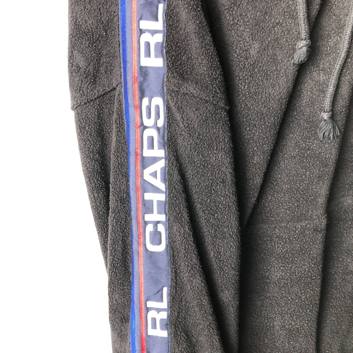 Ralph Lauren CHAPS terry fabric sweatshirt pullover hoodie, men's size S cotton black type Vintage Second Hand