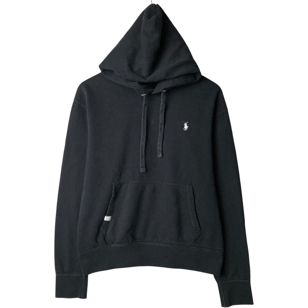 Ralph Lauren POLO RALPH LAUREN PERFORMANCE sweatshirt pullover hoodie, men's size M unclear black type Vintage Second Hand