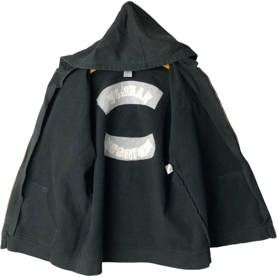 Harley-Davidson Two-Tone Full-Zip Hoodie, Men's XL cotton black type Vintage Second Hand