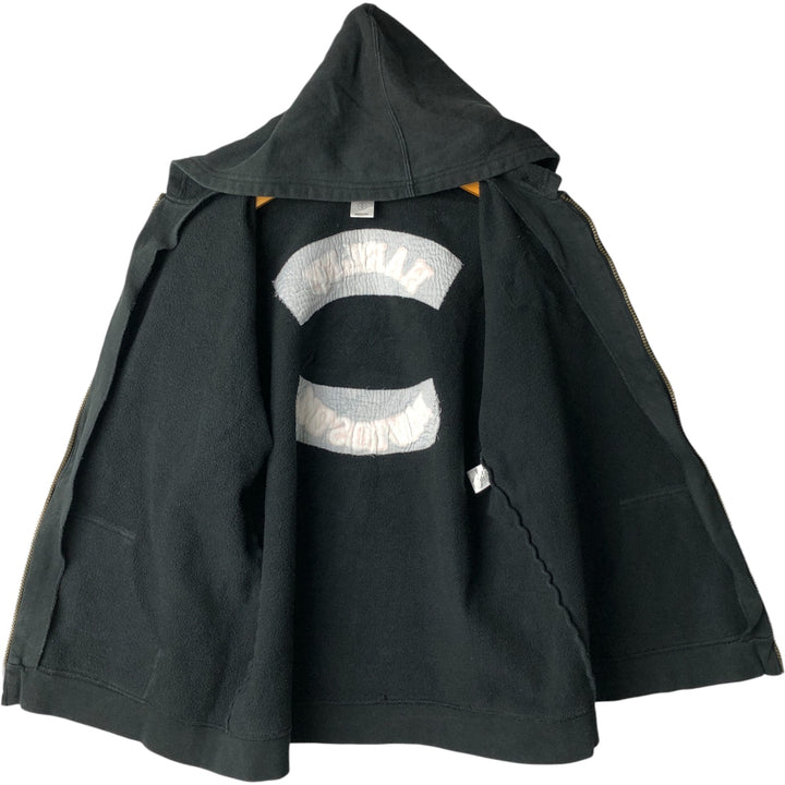 Harley-Davidson Two-Tone Full-Zip Hoodie, Men's XL cotton black type Vintage Second Hand