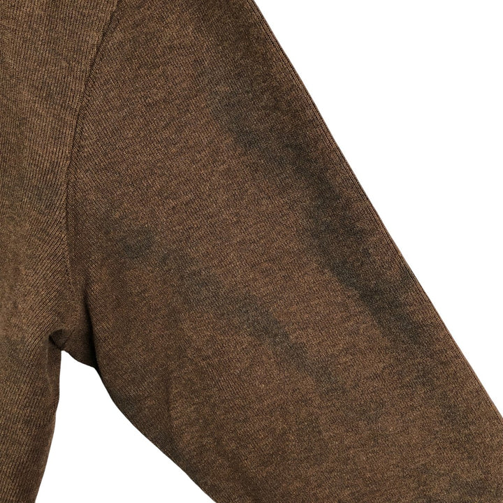 Ralph Lauren POLO RALPH LAUREN Half-Zip Sweatshirt, Men's XL cotton beige type brown Vintage Second Hand