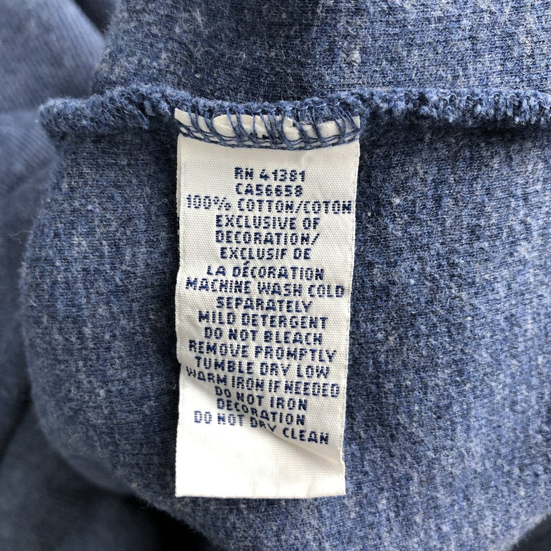 Ralph Lauren POLO RALPH LAUREN Half-zip sweatshirt, sweatshirt, men's size L cotton blue type Vintage Second Hand