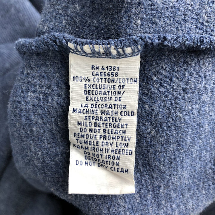 Ralph Lauren POLO RALPH LAUREN Half-zip sweatshirt, sweatshirt, men's size L cotton blue type Vintage Second Hand