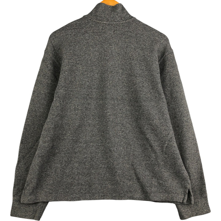 Ralph Lauren POLO by Ralph Lauren Half-Zip Sweatshirt, Men's XL cotton gray type Vintage Second Hand