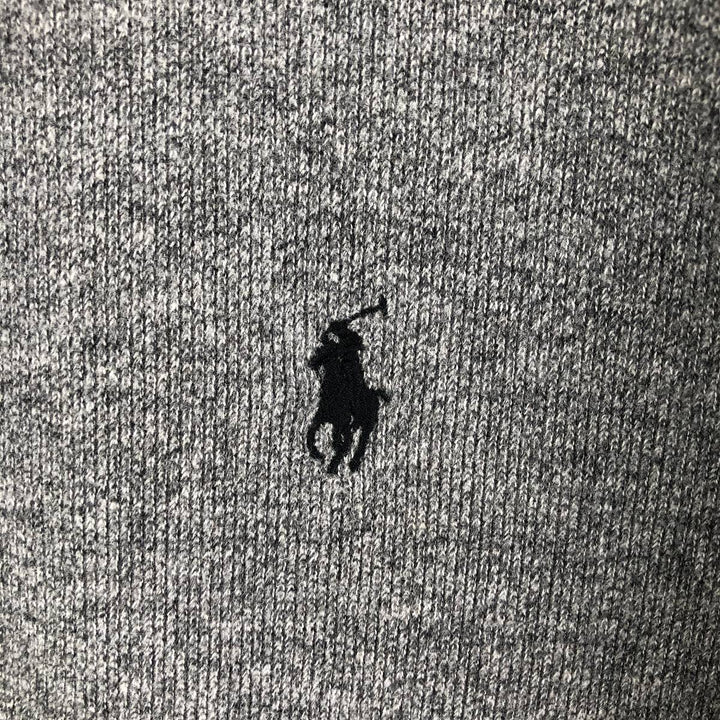 Ralph Lauren POLO by Ralph Lauren Half-Zip Sweatshirt, Men's XL cotton gray type Vintage Second Hand