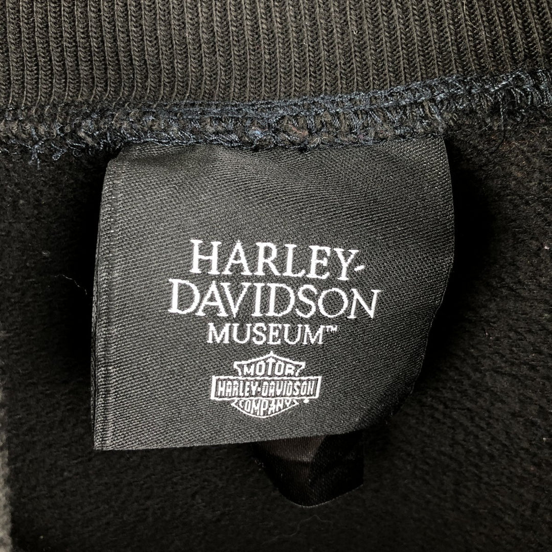 Harley-Davidson Half-Zip Sweatshirt, Men's XL unclear black type Vintage Second Hand
