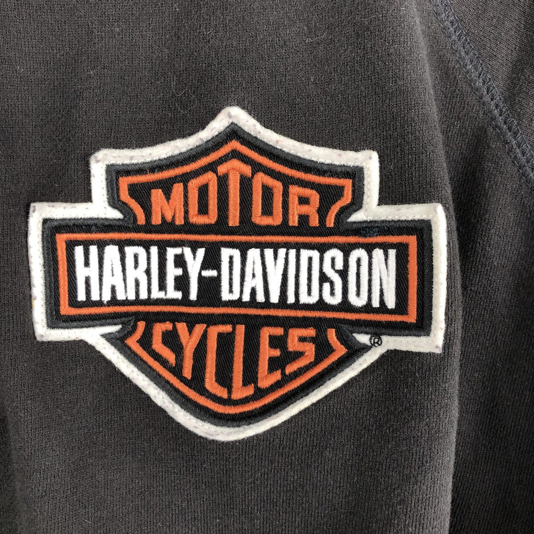 Harley-Davidson Half-Zip Sweatshirt, Men's XL unclear black type Vintage Second Hand