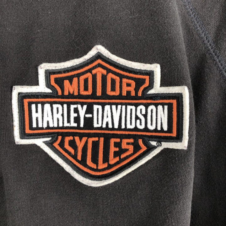 Harley-Davidson Half-Zip Sweatshirt, Men's XL unclear black type Vintage Second Hand