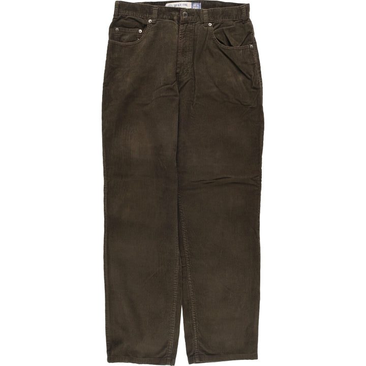 2000'S GAP GAP BLUE JEANS corduroy pants men's size W32 cotton brown type Vintage Second Hand