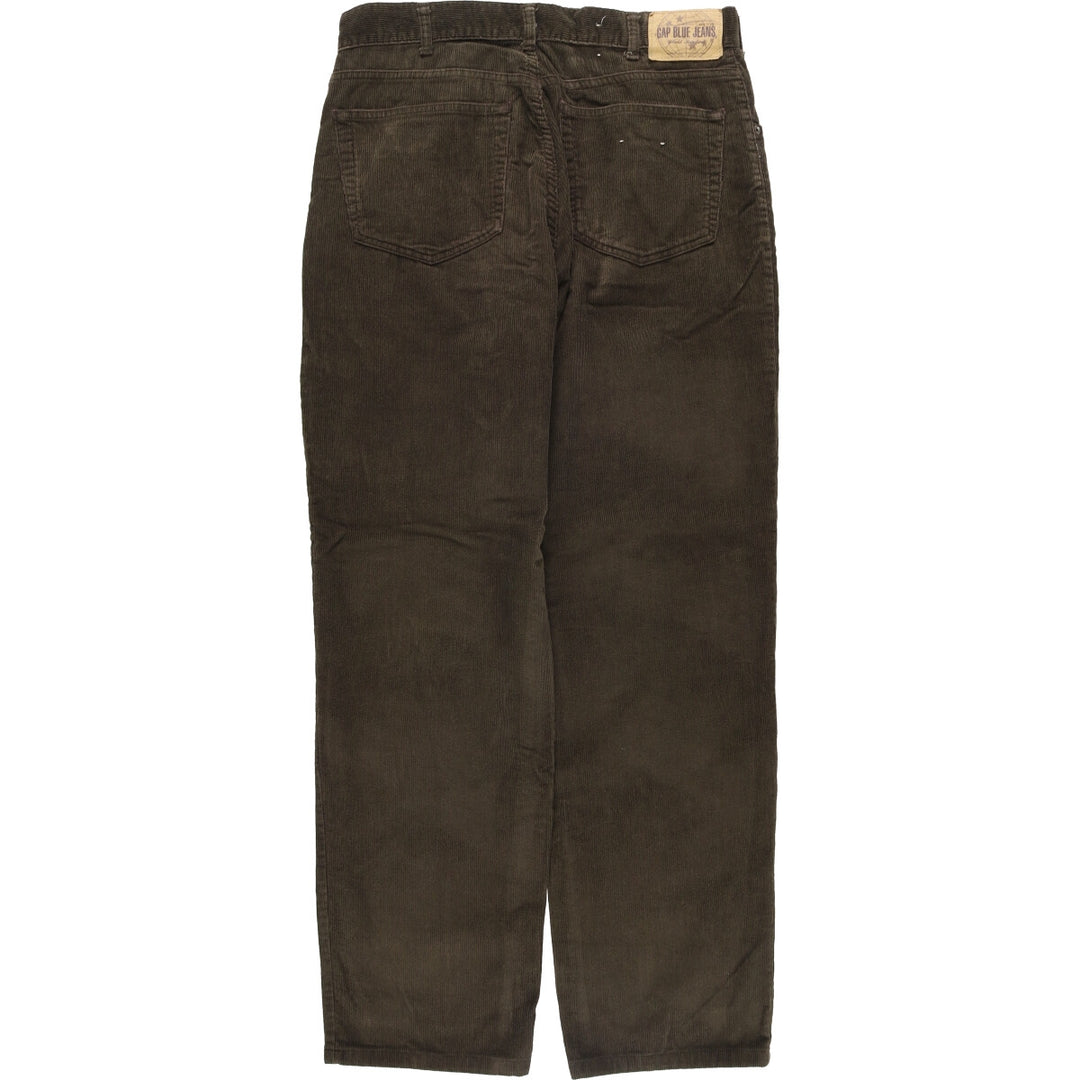 2000'S GAP GAP BLUE JEANS corduroy pants men's size W32 cotton brown type Vintage Second Hand