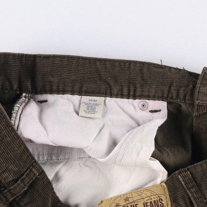 2000'S GAP GAP BLUE JEANS corduroy pants men's size W32 cotton brown type Vintage Second Hand