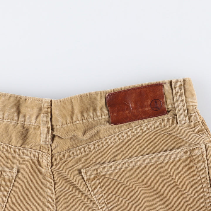 LANDS' END Vintage Corduroy Pants, Men's Size 34 cotton beige type brown Vintage Second Hand