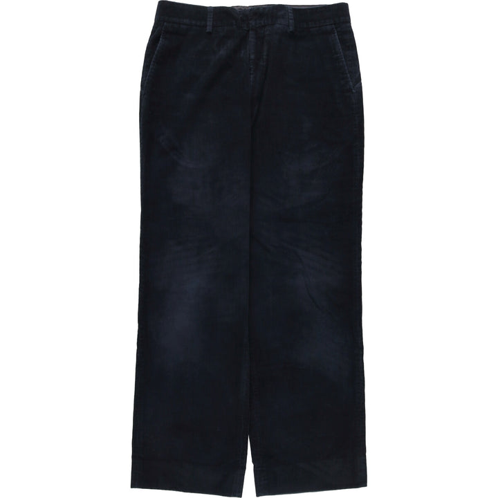 Emile Lafaurie Men's Corduroy Pants, Size W33 unclear Navy blue Vintage Second Hand