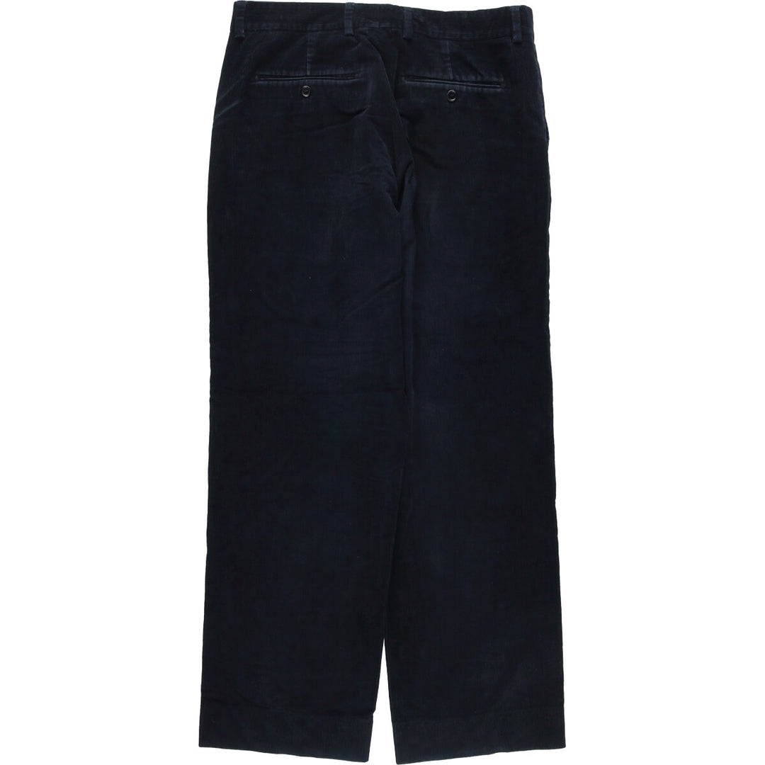 Emile Lafaurie Men's Corduroy Pants, Size W33 unclear Navy blue Vintage Second Hand