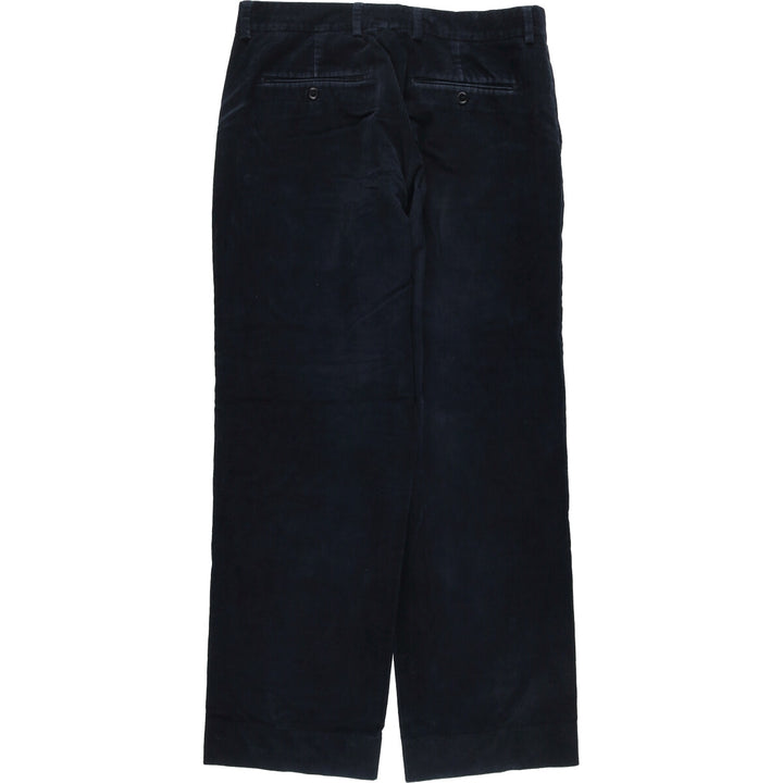 Emile Lafaurie Men's Corduroy Pants, Size W33 unclear Navy blue Vintage Second Hand