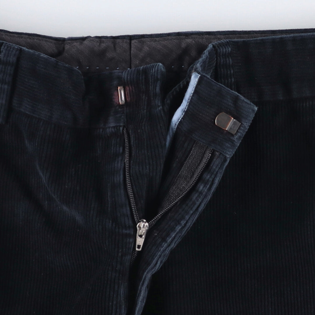 Emile Lafaurie Men's Corduroy Pants, Size W33 unclear Navy blue Vintage Second Hand