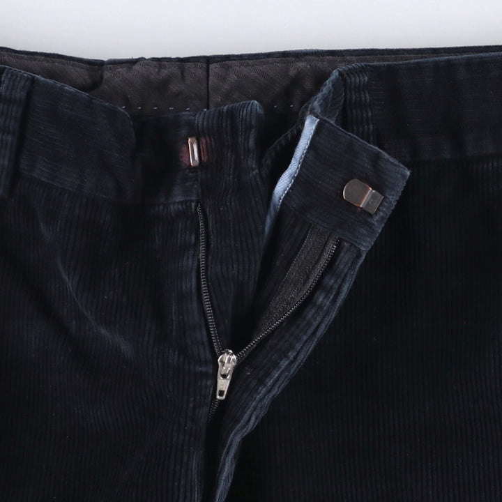 Emile Lafaurie Men's Corduroy Pants, Size W33 unclear Navy blue Vintage Second Hand