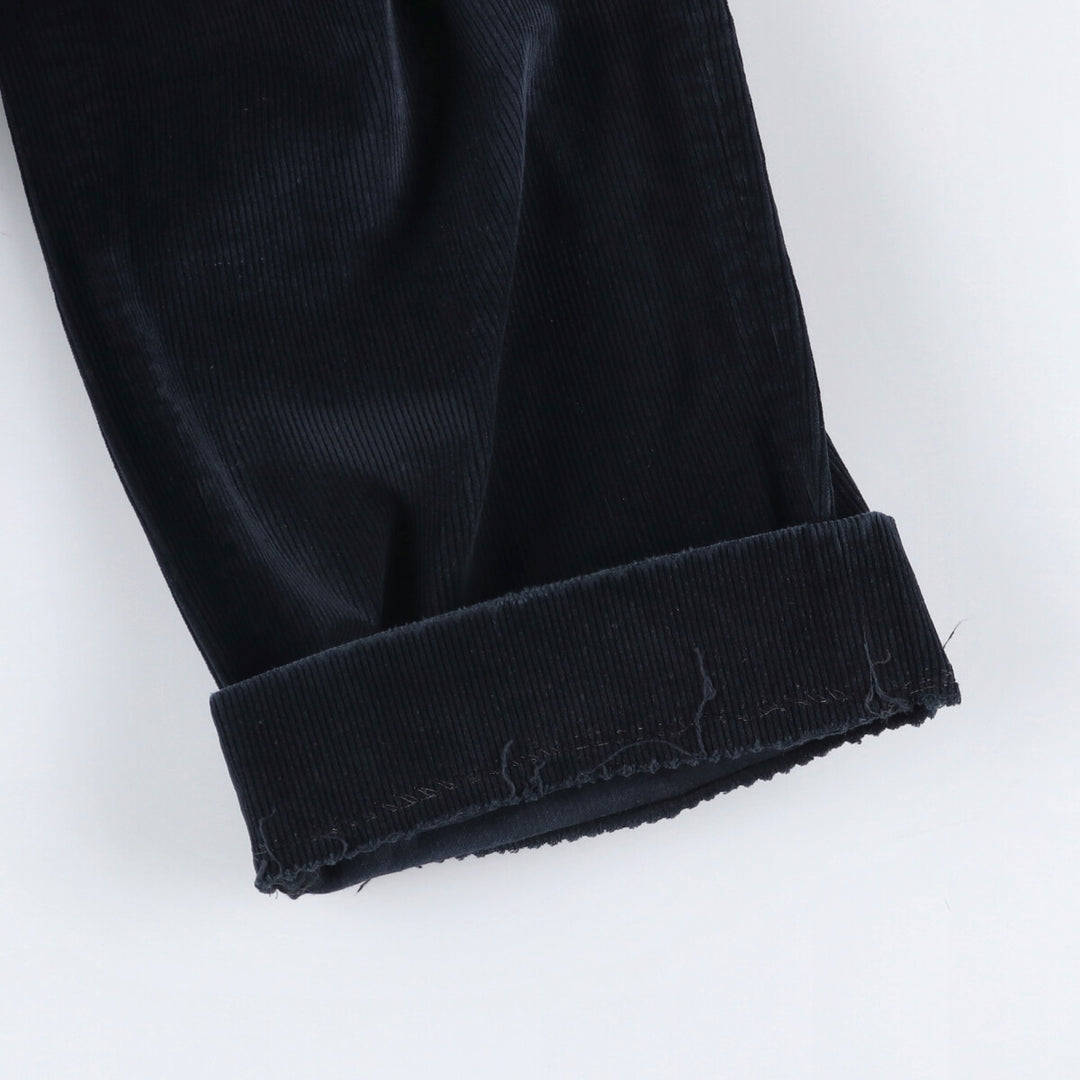 Emile Lafaurie Men's Corduroy Pants, Size W33 unclear Navy blue Vintage Second Hand