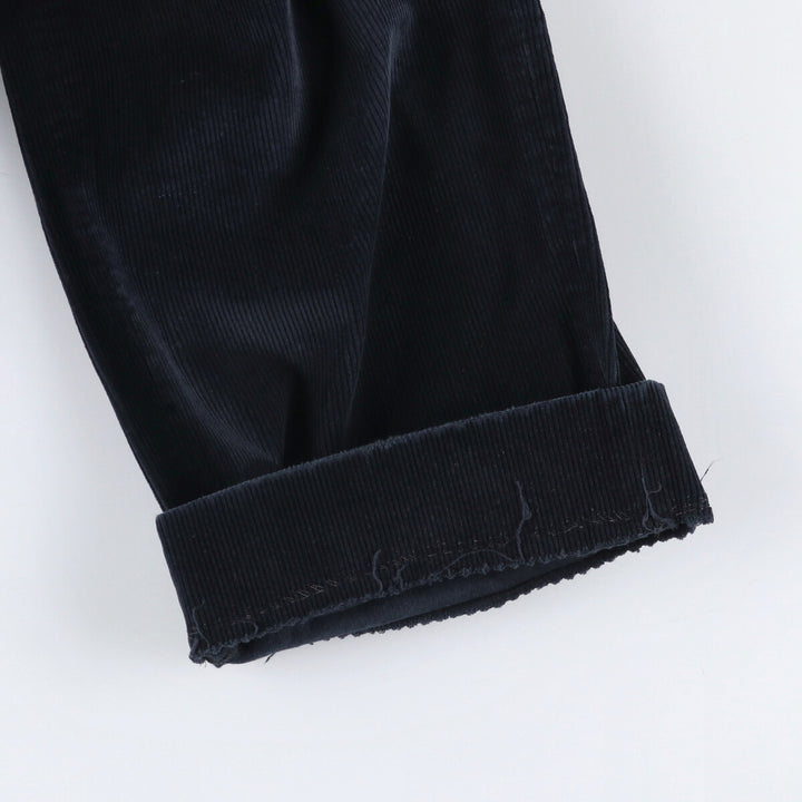 Emile Lafaurie Men's Corduroy Pants, Size W33 unclear Navy blue Vintage Second Hand