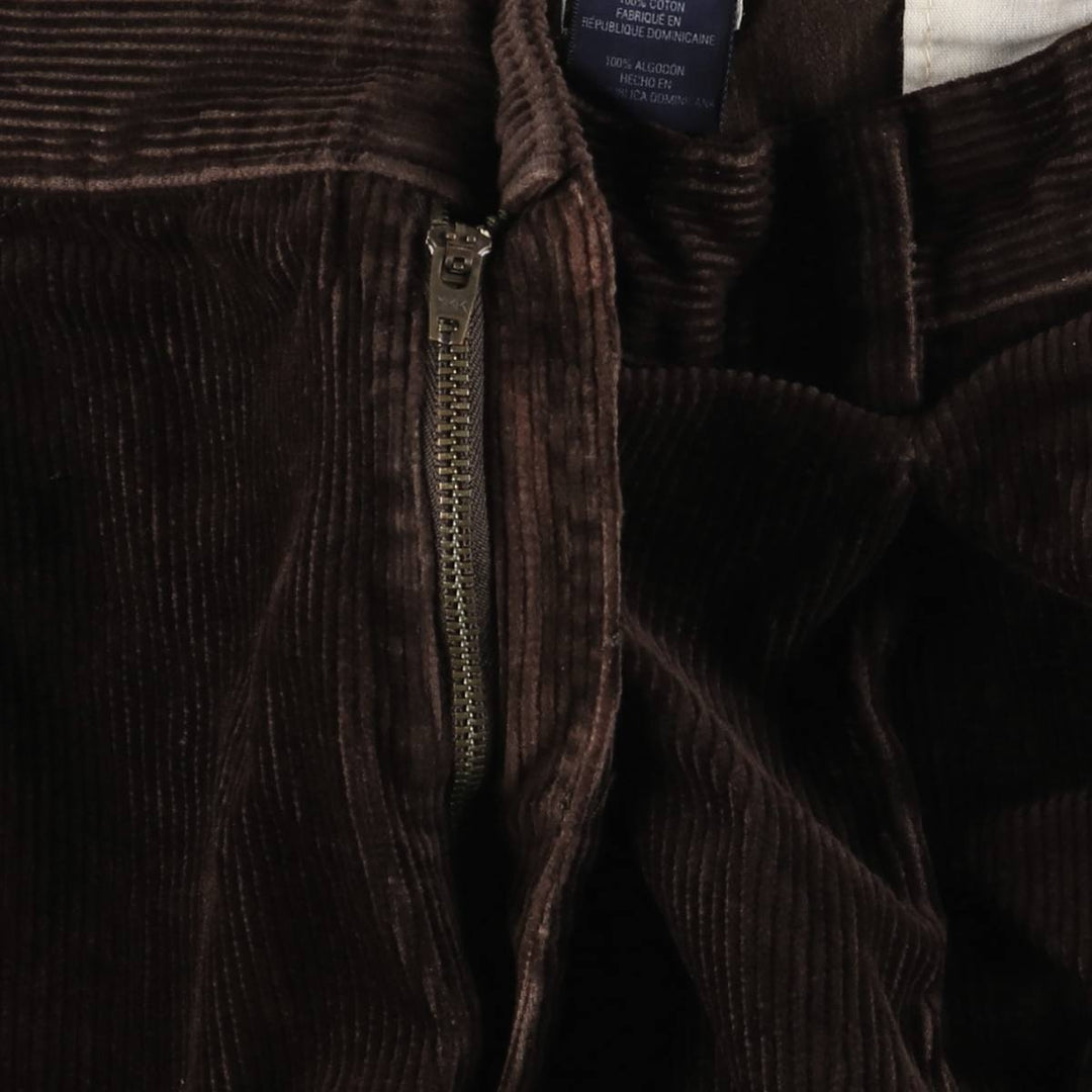 CHAPS Two-pleat Corduroy Pants, Men's, Size 36 cotton brown type Vintage Second Hand