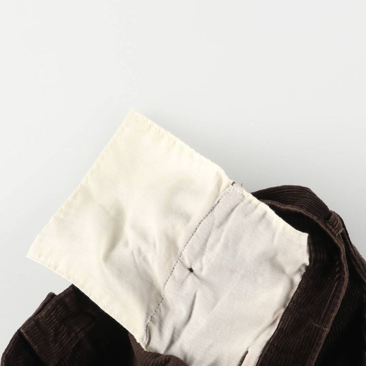 CHAPS Two-pleat Corduroy Pants, Men's, Size 36 cotton brown type Vintage Second Hand
