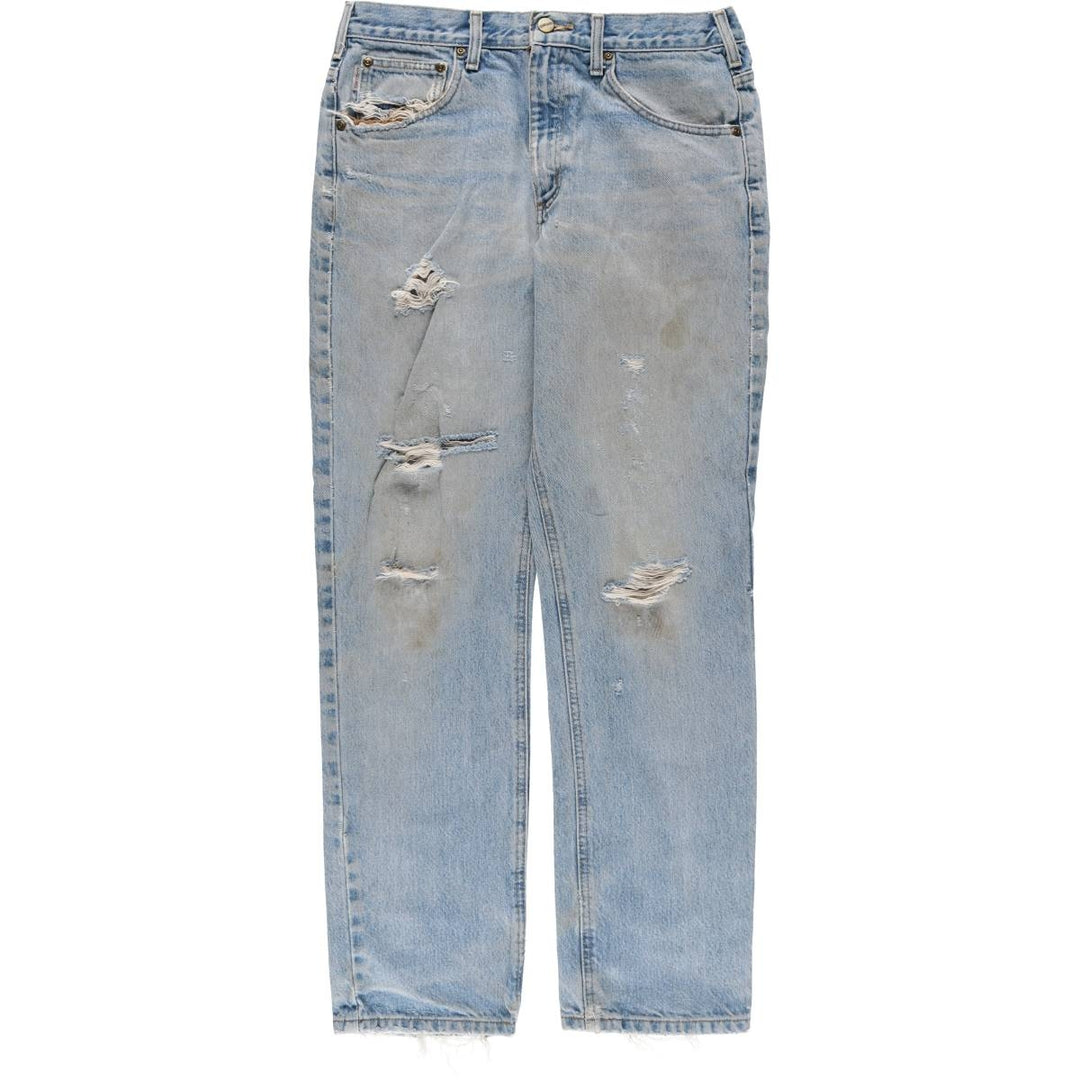 Carhartt Traditional Fit Tapered Denim Pants, Men's, Size W32 cotton blue type Vintage Second Hand