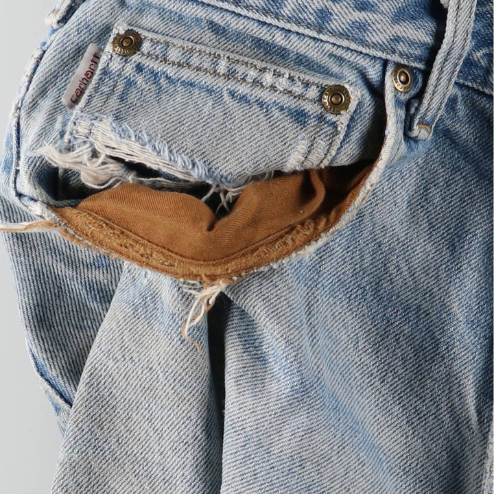 Carhartt Traditional Fit Tapered Denim Pants, Men's, Size W32 cotton blue type Vintage Second Hand