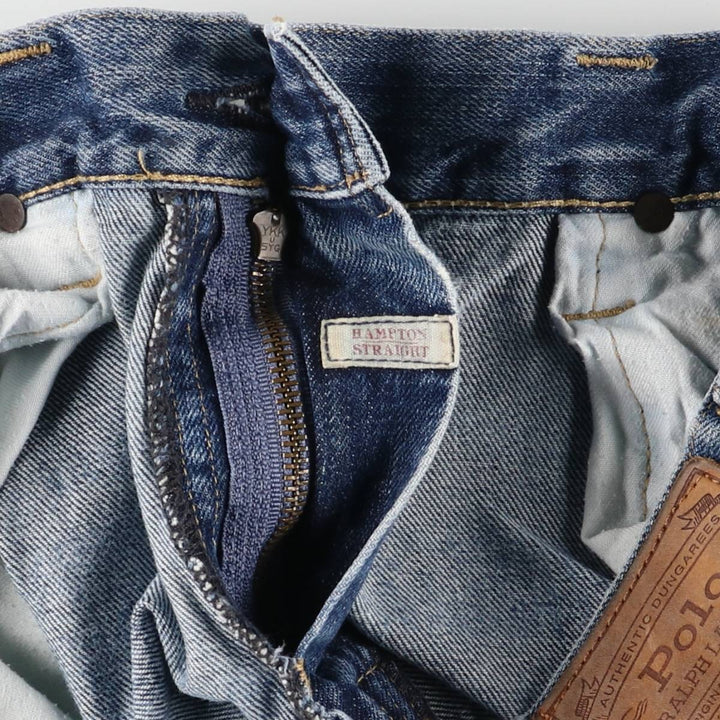 Ralph Lauren Polo Ralph Lauren Hampton Straight Straight Denim Pants Men's W35 cotton blue type Vintage Second Hand