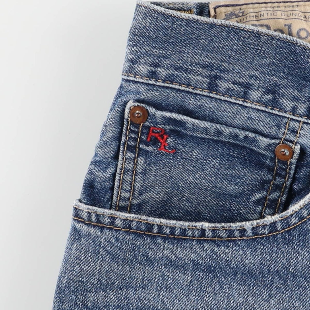 Ralph Lauren Polo Ralph Lauren Hampton Straight Straight Denim Pants Men's W35 cotton blue type Vintage Second Hand