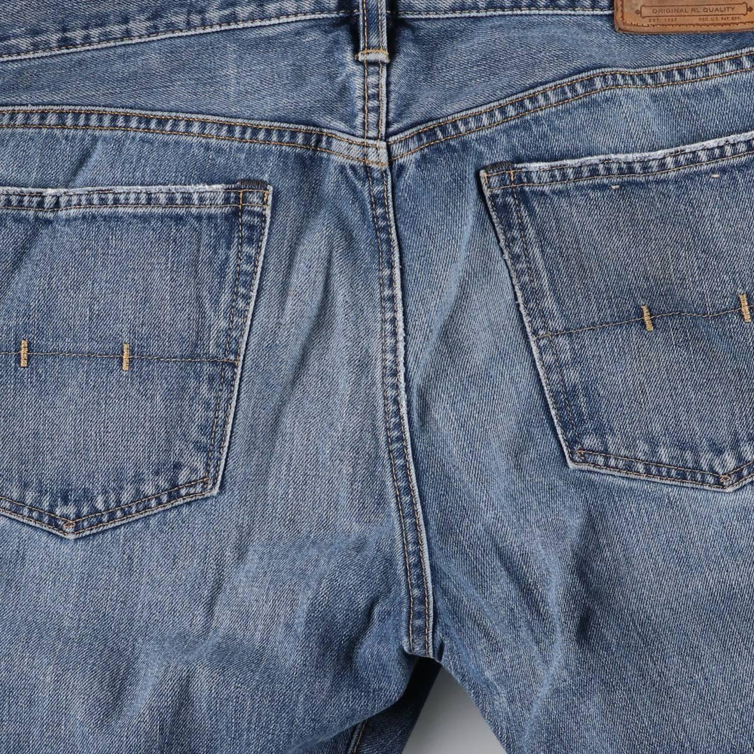Ralph Lauren Polo Ralph Lauren Hampton Straight Straight Denim Pants Men's W35 cotton blue type Vintage Second Hand