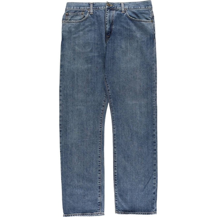 Carhartt DAVIES PANT, straight denim pants, men's size W36 cotton blue type Vintage Second Hand