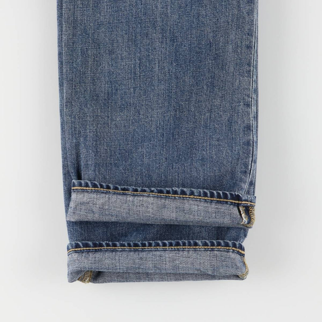 Carhartt DAVIES PANT, straight denim pants, men's size W36 cotton blue type Vintage Second Hand