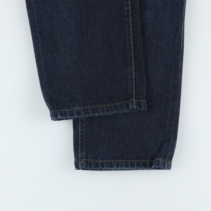 Giorgio Armani Jeans Indigo Tapered Denim Pants Men's Size W31 cotton navy blue type Vintage Second Hand