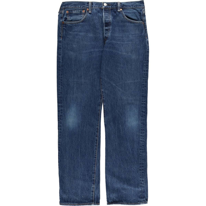 Levi's 501 straight denim pants for men, size W35 cotton blue type Vintage Second Hand